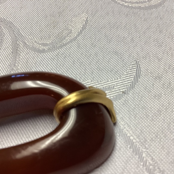 Midcentury modern BOOMERANG BROOCH SIGNED BY LIZ CLAIBORNE - Picture 2 of 9